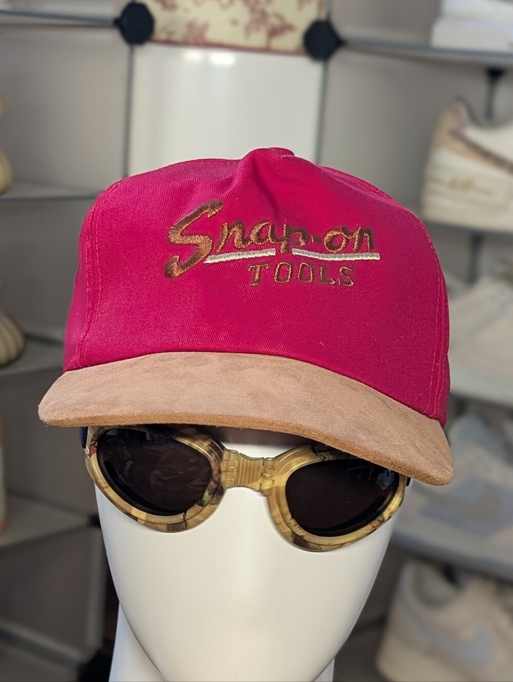 Snap-on Tools Vintage Suede Brimmed Hat (OS)